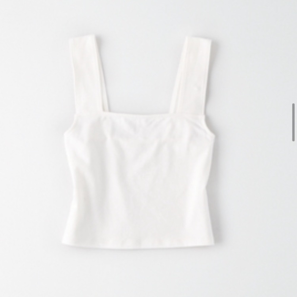 Square neck wide strap AE top